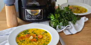 Rețetă supă de pui la slow cooker 4.7L Digital Crock-Pot by Corina Ureche