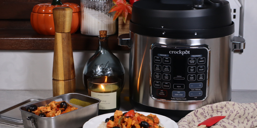 Rețetă pui cacciatore la multicookerul Crock-Pot Turbo Express by Teos Kitchen