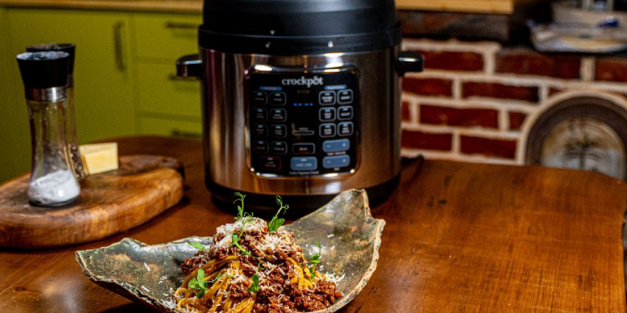 Rețetă tagliatelle bolognese la multicooker Crock-Pot Turbo Express by Alex Cîrțu